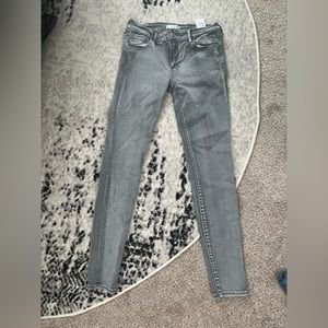 Gray Abercrombie and Fitch denim pants